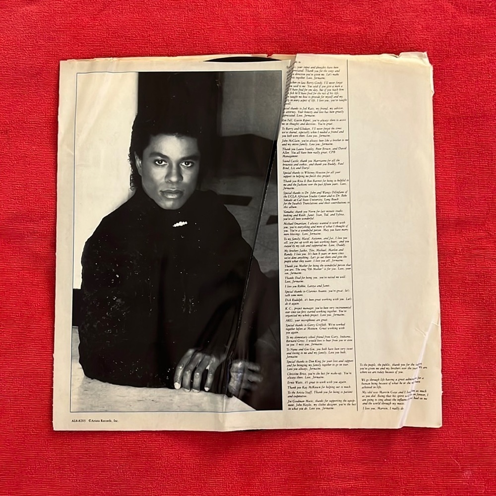 JERMAINE JACKSON “Dynamite” featuring MICHAEL JACKSON 1984 Arista Vinyl/Record - Picture 4 of 7